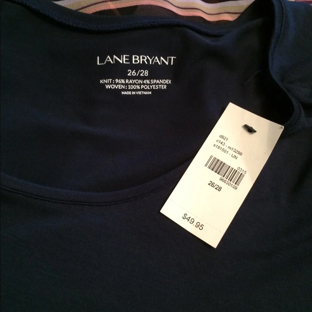 Lane Bryant Knit/Sheer Tunic NWT - Picture 3 of 4